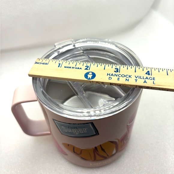 Kate Spade New York -Rise & Shine Stainless Steel Insulated Mug Cup W/Cover - Picture 8 of 9